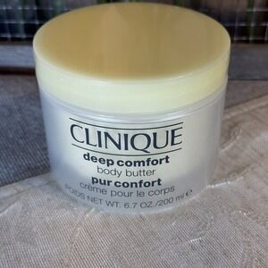 Clinique Deep Comfort Body Butter 6.7 Oz/200ml Full Size NEW